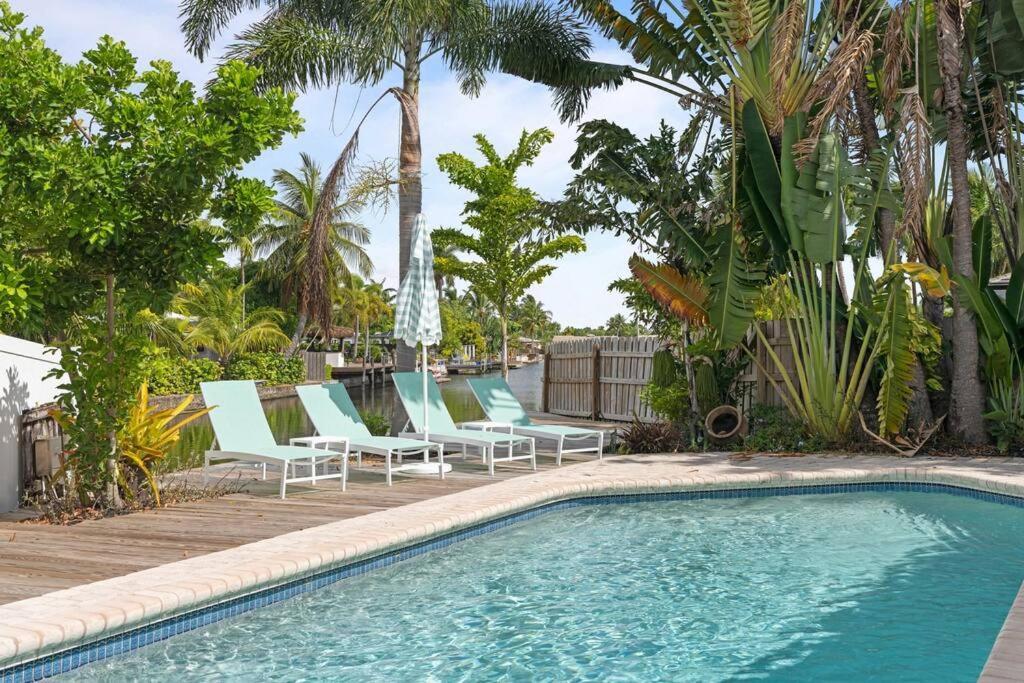 Waterfront-Heated Pool-Mini Golf-Game Room-2Mi Beach Φορτ Λόντερντεϊλ Εξωτερικό φωτογραφία